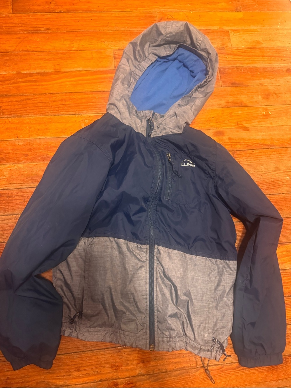 L.L. Bean unisex kids fall everyday jacket hiking size 8